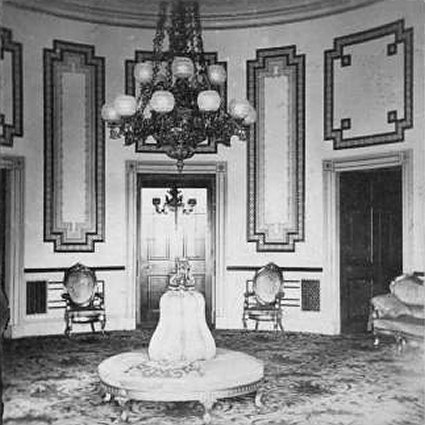 The White House Blue Room, 1867, New York Public Library